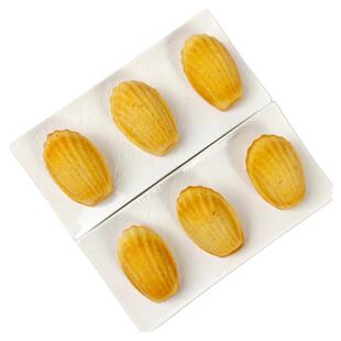 法式玛德琳柠檬味香橙味榛子可可味黄油蛋糕顺丰快递12个300克/盒