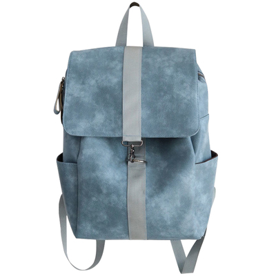 潮牌双肩背包女2024新款书包皮质上班通勤16寸电脑大容量学生旅行