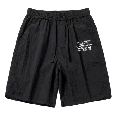 冰丝运动短裤女夏季薄款高腰显瘦宽松直筒休闲潮流爆款工装五分裤
