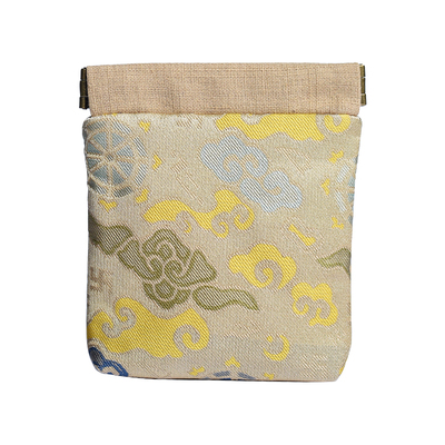 首饰收纳布袋弹片口加厚夹棉