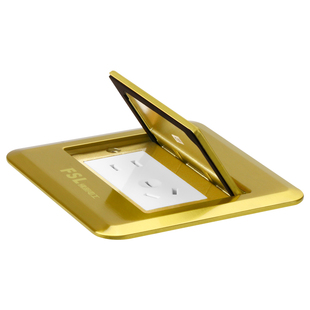 佛山照明地插插座地面网线地插五孔地扦插座隐形超薄嵌入式全铜