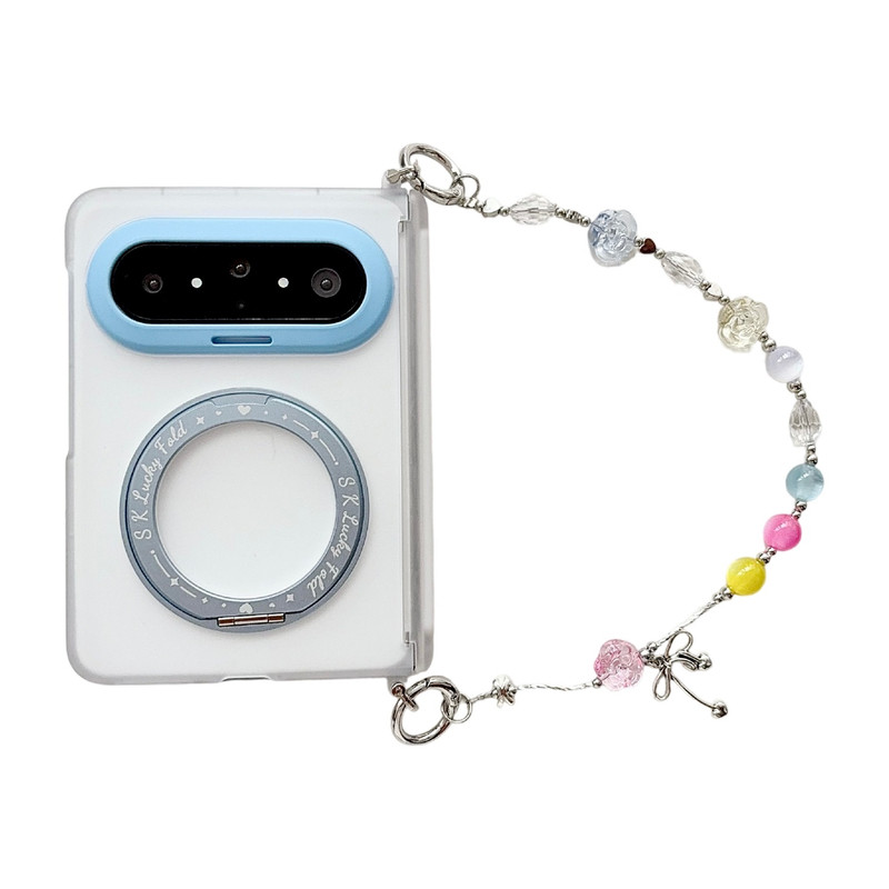 极简仙女撞色翻盖防摔手机壳