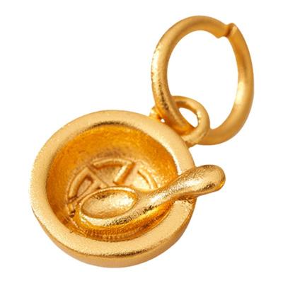 韩卡缇古法沙金吊坠吊饰久不掉色