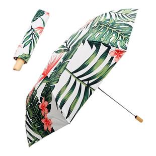 天堂伞新品钛银胶防晒遮阳伞三折太阳伞天堂雨伞折叠伞晴雨两用伞