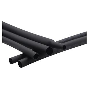 两倍黑色热缩管绝缘热塑套管环保热收缩护套管电线保护0.6-210mm