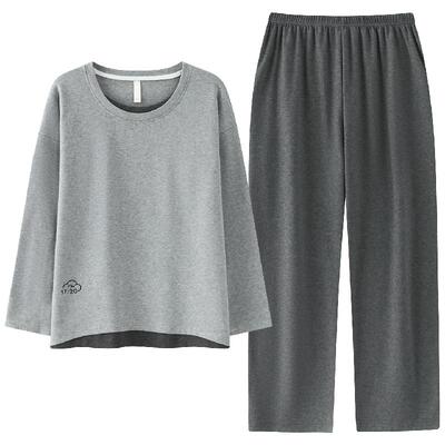 新款睡衣女春秋季纯棉长袖套装