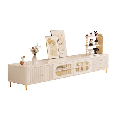 三梦法式新款电视柜落地实木客厅家用简约小户型茶几电视机柜组合