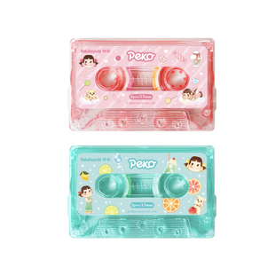 Nakabayashi仲林 不二家胶带收纳盒磁带盒透明胶带收纳盒胶带和纸收纳盒切割器桌面胶带分装收纳创意分割器