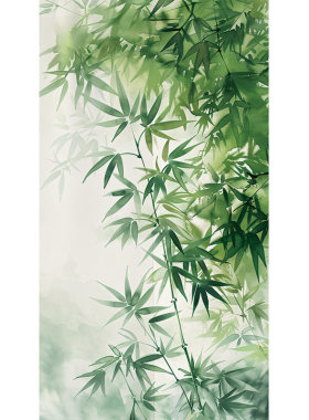 竹子卧室卫生间魔术贴加厚门帘