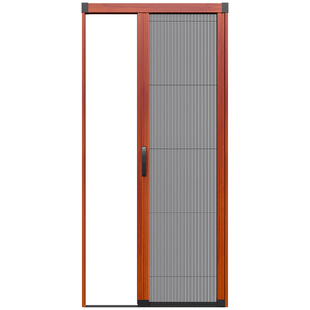 无轨隐形纱门PET网折叠入户大门纱窗门防蚊阳台推拉式防蚊虫沙门