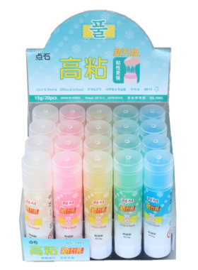 点石进口固体胶棒彩色超粘