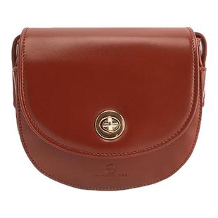 【8折特价】TENNCO「小红帽」小众单肩斜挎包真皮锁扣包复古小包