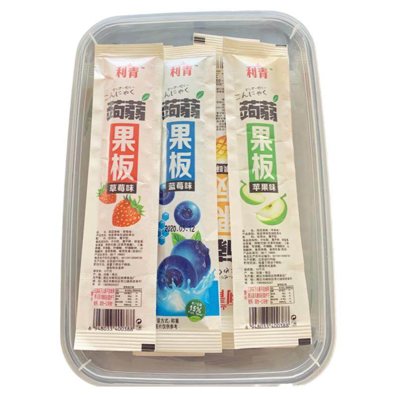 脆皮果板条状果冻布丁