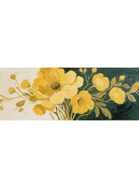 可班艺术纯手绘油画花卉印象画