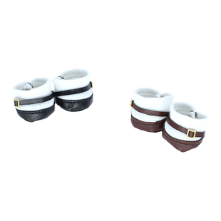 棉花娃娃鞋子娃鞋20cm厘米娃用配件无属性巧克力小方鞋套装搭配鞋