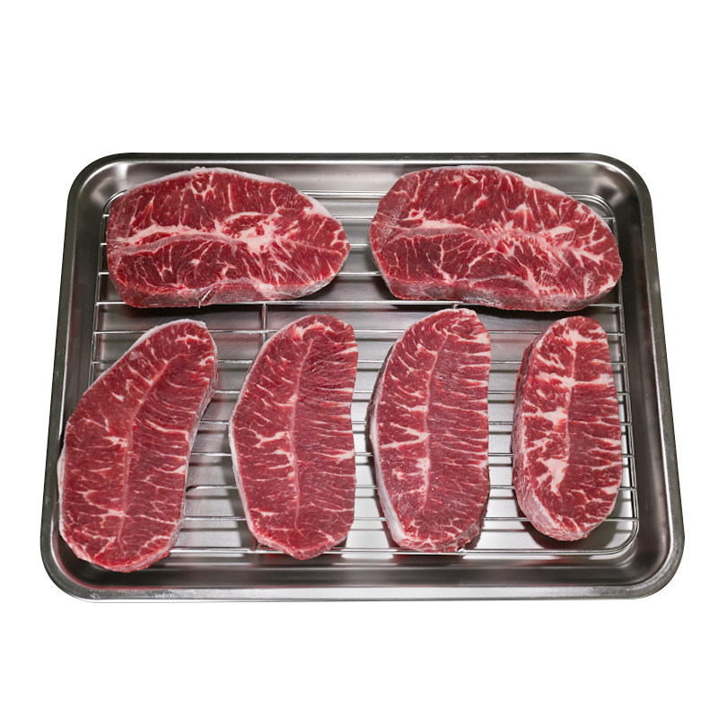 澳洲安格斯谷饲板腱牡蛎肉原切牛排雪花牛肉装健身口粮款