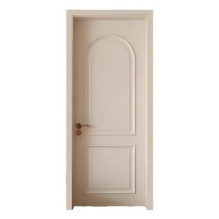 厂家直销法式复古木门烤漆多层板实木门卧室复合实木高档套装门