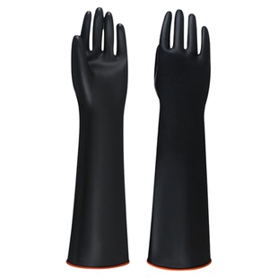 耐酸碱手套工业防腐蚀橡胶化工耐用加厚长胶防化实验加长耐油耐磨
