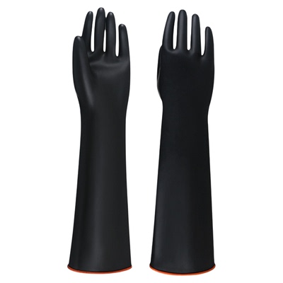 耐酸碱工业橡胶套加厚加长防腐蚀