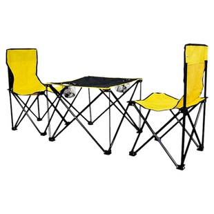 何大屋户外桌椅套装便携式露营野餐装备野营野炊钓鱼折叠桌椅组合