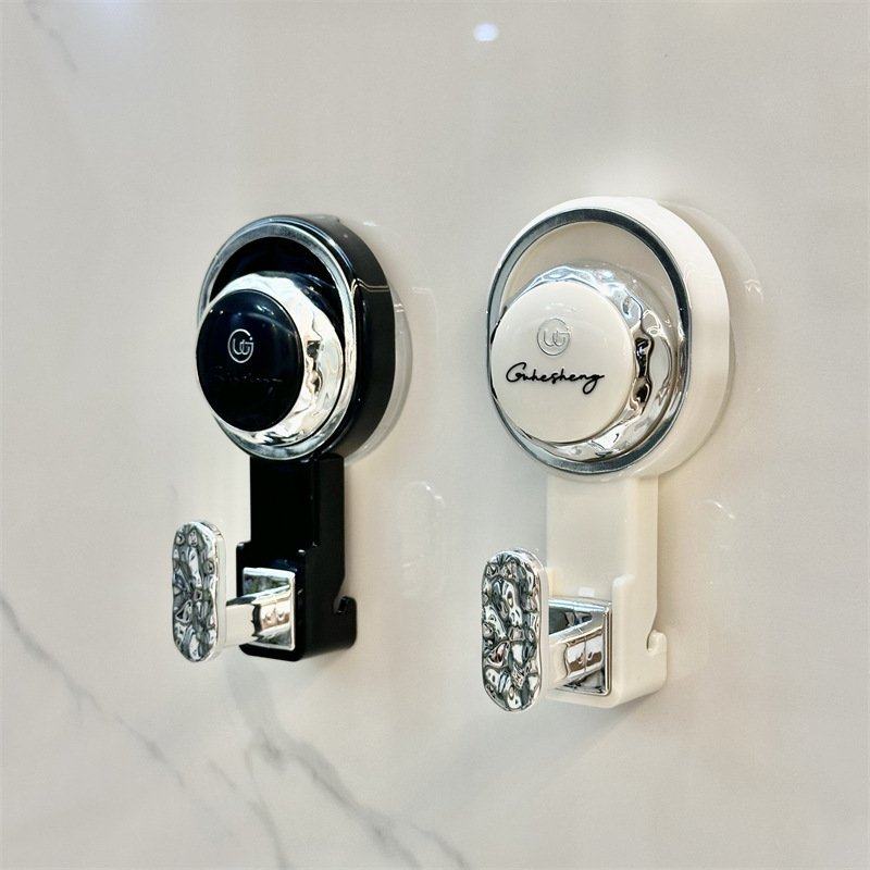 新品 强力吸盘挂钩免打孔浴室门后无痕真空粘胶贴墙卫生间毛巾挂