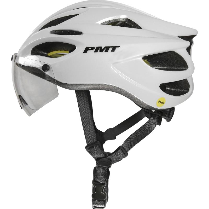 PMT Mips骑行头盔带变色磁吸风镜男女公路山地自行车一体成型帽子