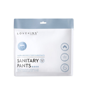 澳洲Lovekins沐歆纯棉超薄裤型卫生巾经期安睡夜用防漏卫生安心裤