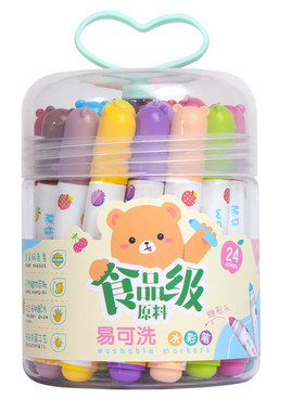 晨光粗圆杆锥头无毒易水洗水彩笔