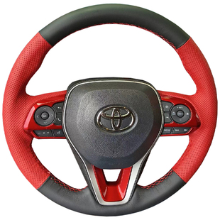 19-21-22款丰田新卡罗拉雷凌八代凯美瑞方向盘套真皮把套手缝专用
