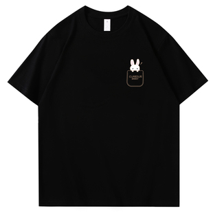 巨好看的黑色短袖T恤女2026新款夏纯棉正肩宽松大码上衣服高级感