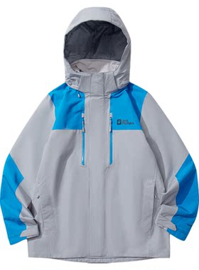 狼爪情侣户外防风防水透汽冲锋衣