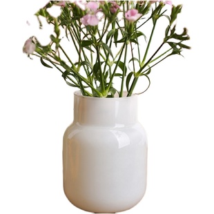 宜家IKEA普德拉格 ins风北欧 轻复古水波纹透明玻璃花瓶插花水瓶