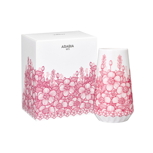 芬兰arabia奥碧雅胡薇拉陶瓷花瓶北欧简约摆件装饰高级感结婚礼物