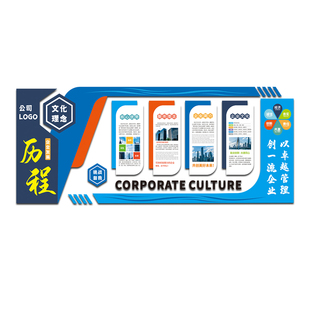办公室背景墙企业文化墙设计模板 公司走廊大厅形象墙素材源文件