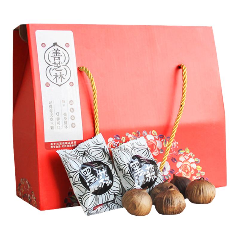 山东金乡特产善芝林独头黑蒜礼盒