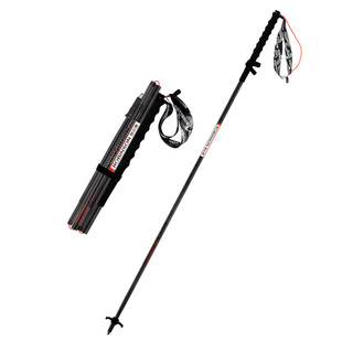 鲁滨逊越野跑杖登山杖3K碳纤维折叠杖新款徒步轻量化手杖户外装备