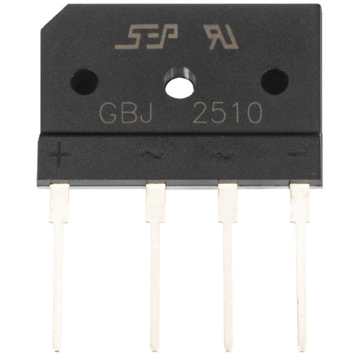 【索富特电子】整流桥GBJ-2510电磁炉桥堆 全新 扁桥 整流器 25A