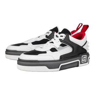 CHRISTIAN LOUBOUTIN 男士拼色潮酷低帮休闲运动鞋银泰 301574