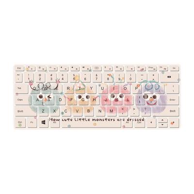 卡通毛球键盘膜联想专用