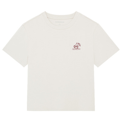 美特斯邦威T恤休闲圆领印花短袖