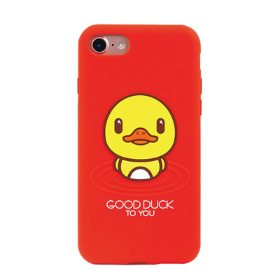 特价清仓苹果8plus鸭子硅胶软壳