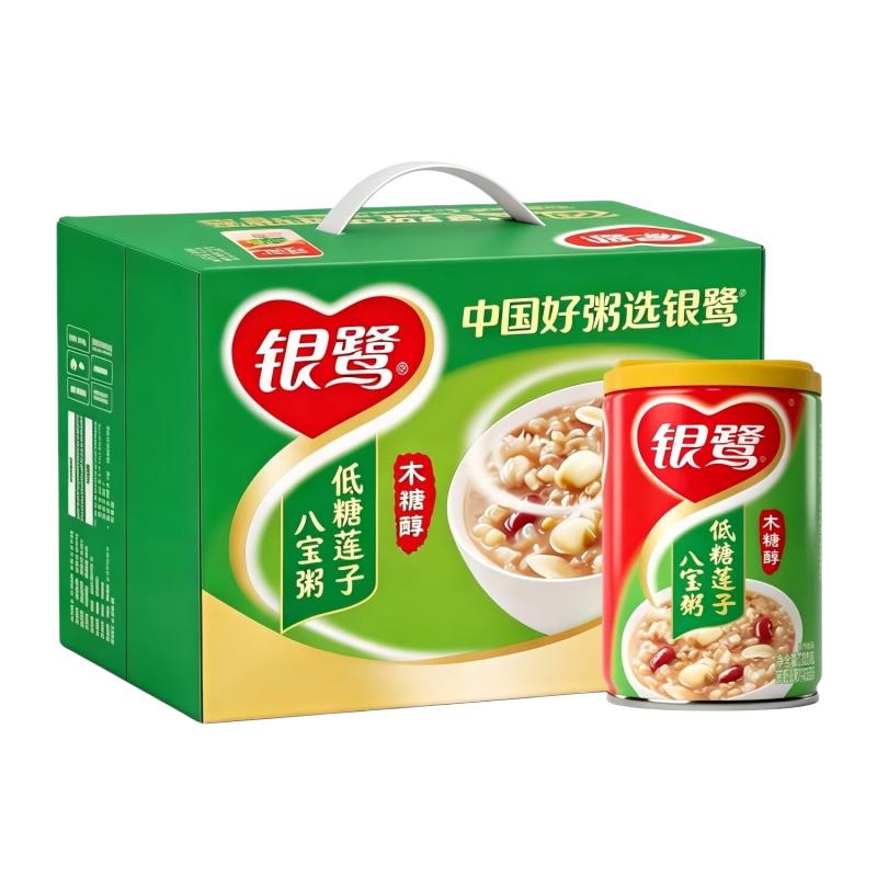 银鹭低糖莲子八宝粥280g*12罐