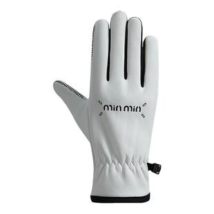 冬季骑行手套防风防水加绒保暖触屏秋冬天户外电动车专用防滑手套