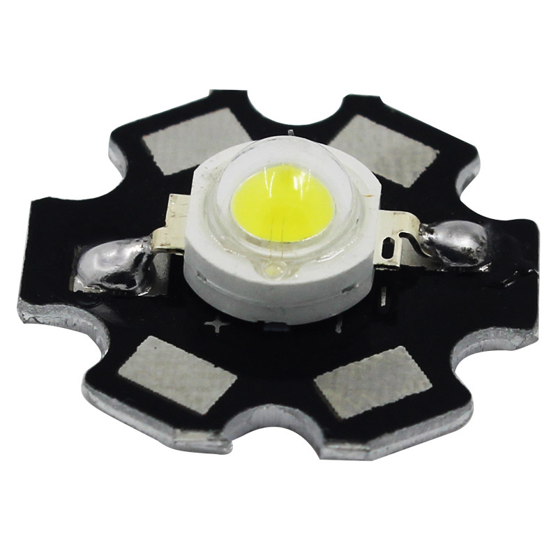 led灯珠1w3w射灯光源发光二极管灯泡led大功率强光手电筒灯珠蓝光