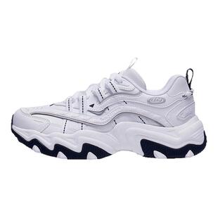 李宁猫爪老爹鞋2026年春季新款女子休闲增高软底小白鞋AGCT358