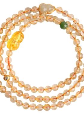 心斋堂女金发晶原创设计手链