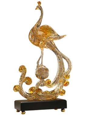 创意凤凰于飞高级感工艺品摆件