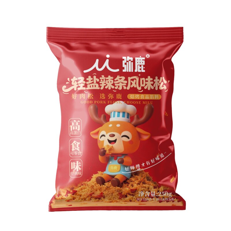 弥鹿3A辣条肉松寿司烘焙辣味肉酥办公室休闲解馋零食追剧辣条粉松