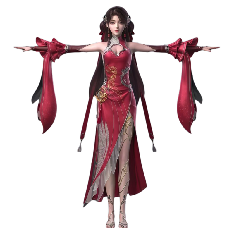 COS匠 完美世界cos服火灵儿cosplay女装国漫服装二团预售