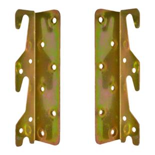 加厚实木床架长插片双挂钩铰链左右隐形螺丝卡扣五金连接固定配件